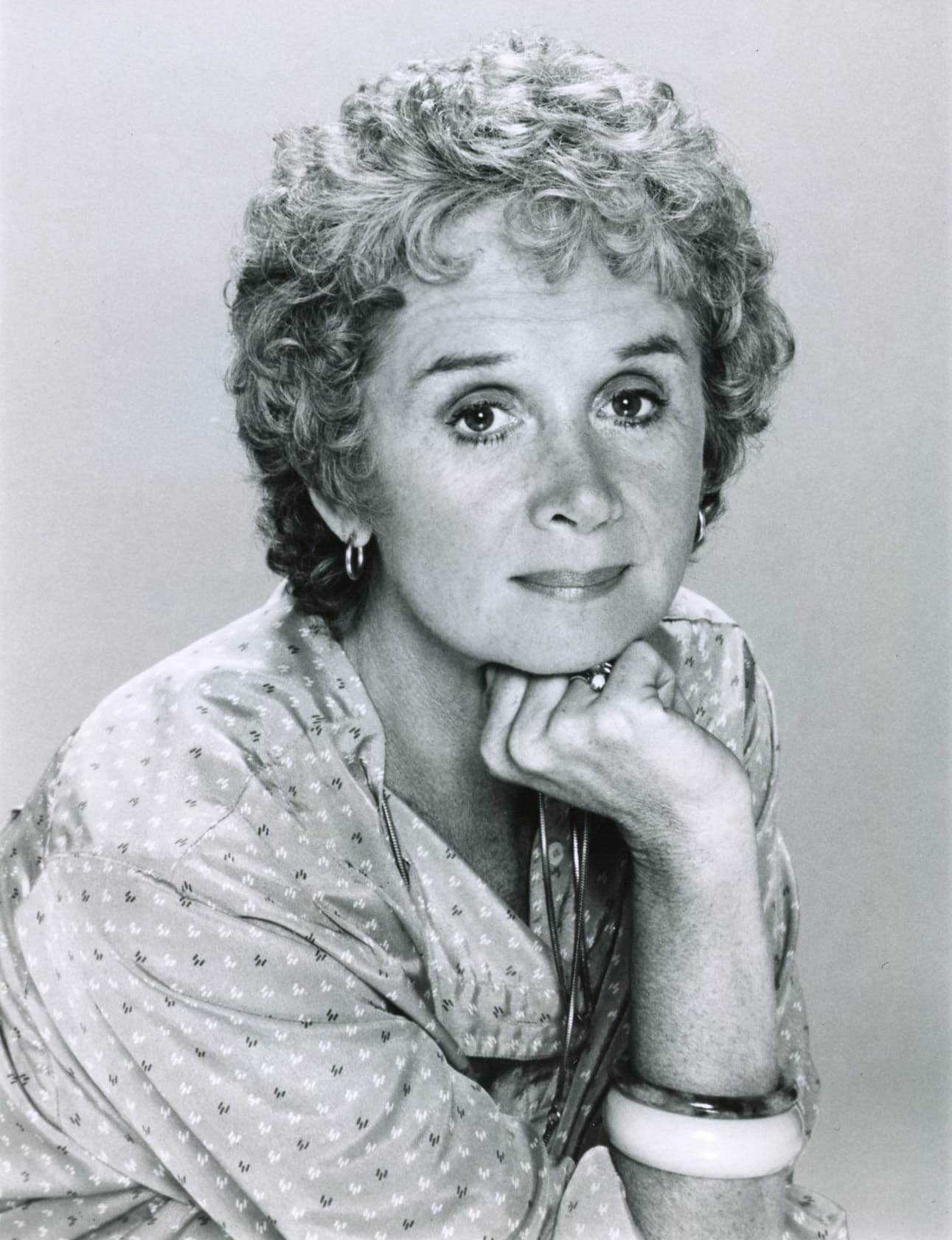 Barbara Barrie en un retrato publicitario de ABC para la adaptación televisiva de Breaking Away, de 1980.