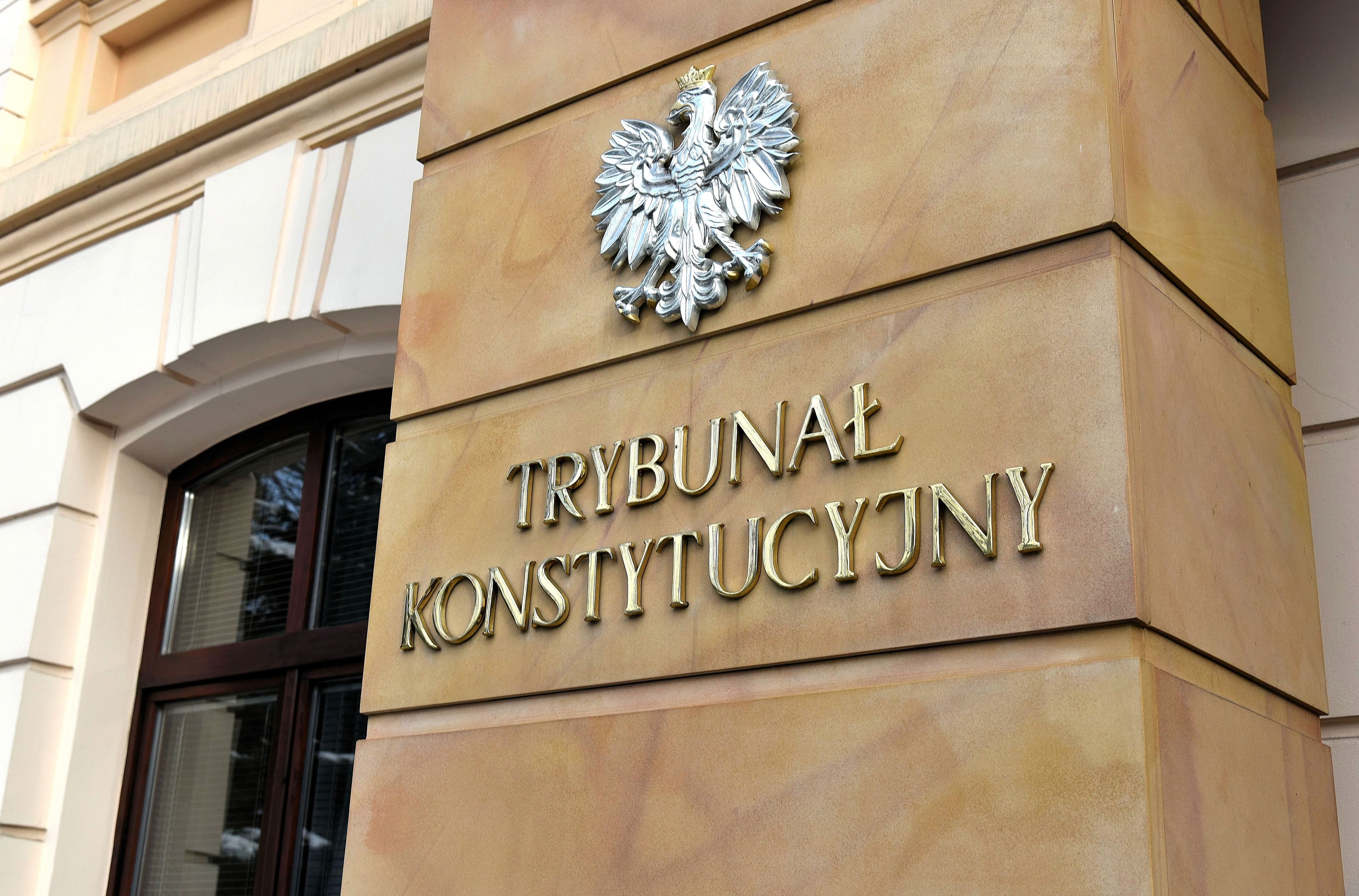 La entrada al Tribunal Constitucional de Polonia en Varsovia, fotografiada en enero de 2016.