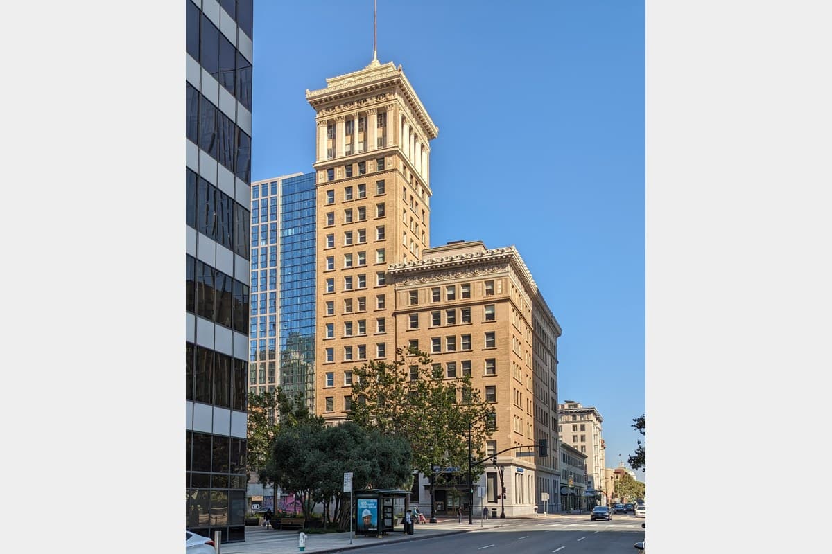 A Bank of America building in Oakland