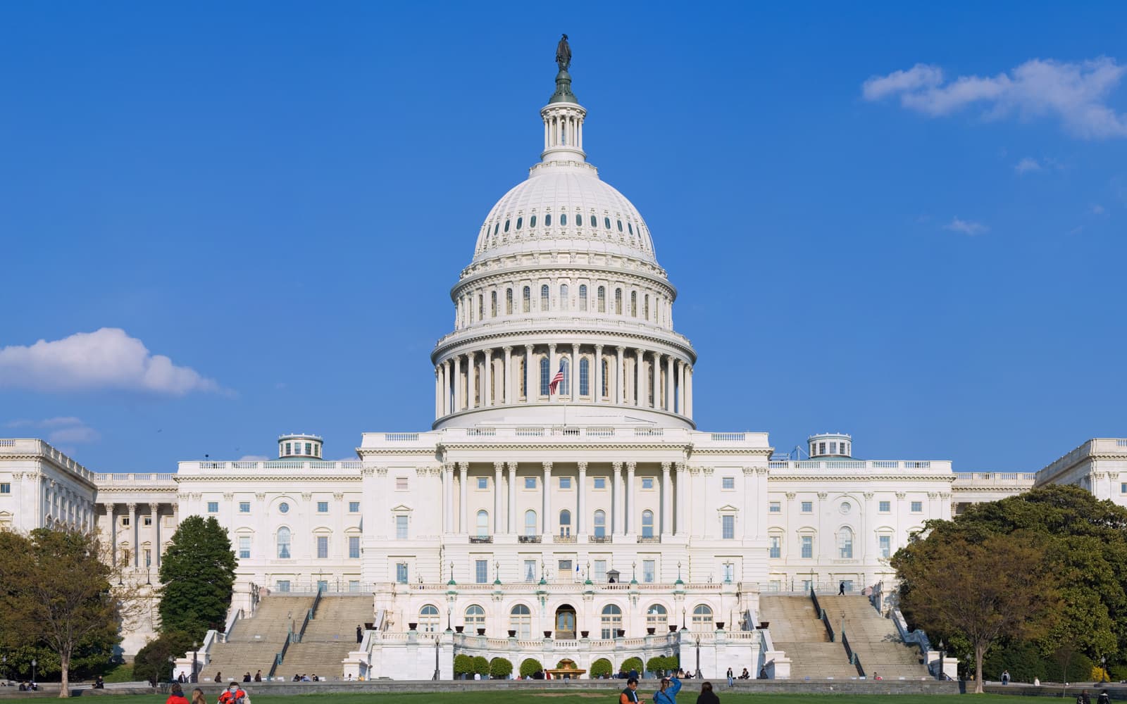 Archive front view of the United States Capitol in Washington, D.C.