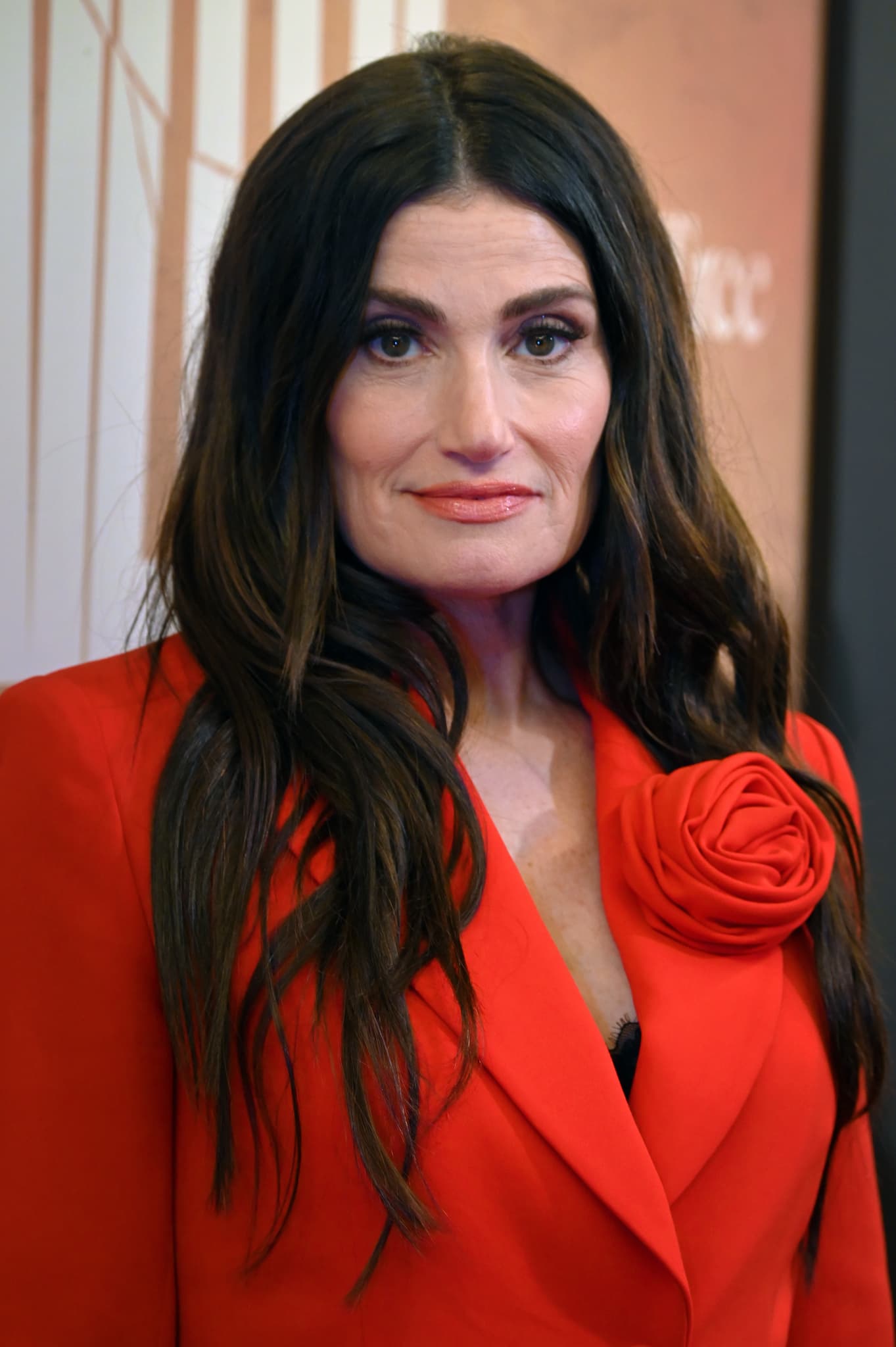 Idina Menzel attending the opening night of Queen of Versailles on Broadway in November 2025.