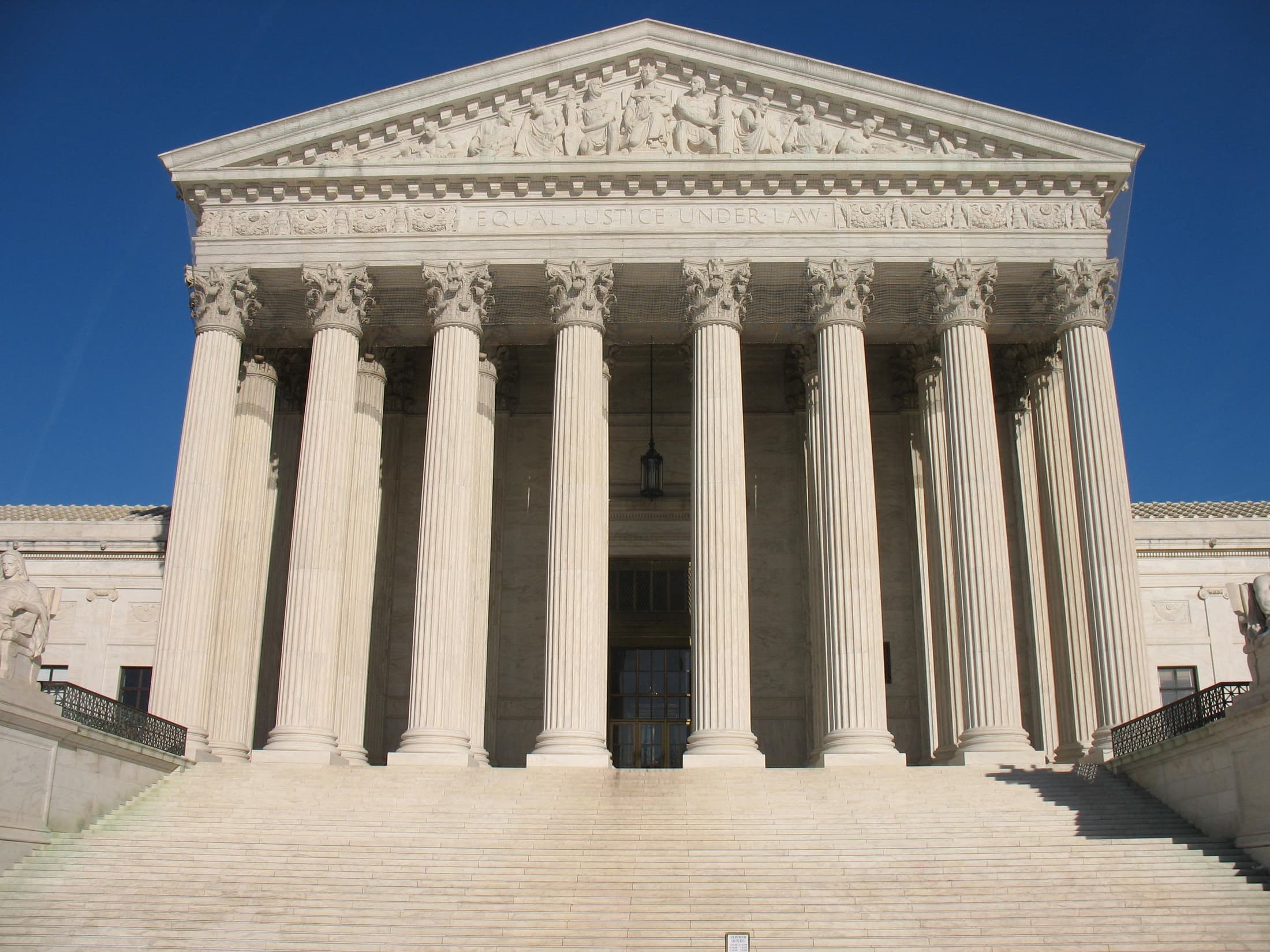 The U.S. Supreme Court building in Washington, photographed in March 2007.