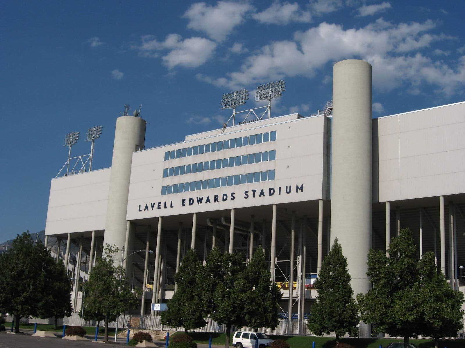 Archive photograph of LaVell Edwards Stadium in Provo, August 14, 2007; BYU home venue, not the upcoming game at UCF in Orlando.
